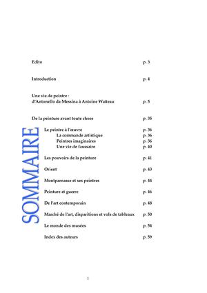 La petite bibliothèques des peintres