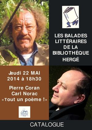 Pierre Coran - Carl Norac : "tout un poème !"