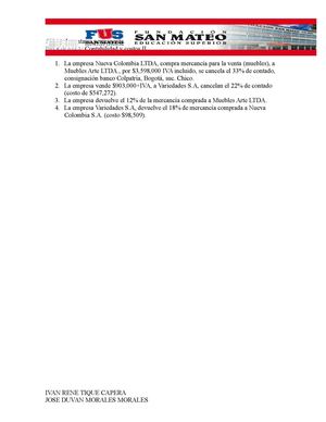 Ejercicio de inventario permanente