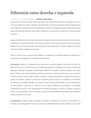 Diferencia entre derecha e izquierda