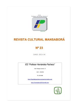 REVISTA MANSABORÁ -Versión Definitiva