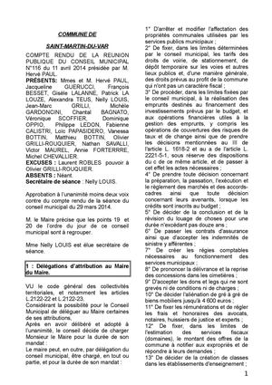 Conseil n°116 du 11 avril 2014