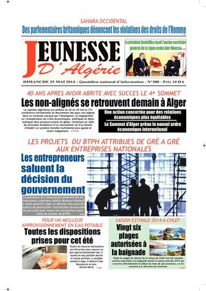 jeunesse d'algerie