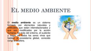 Presentacion medio ambiente