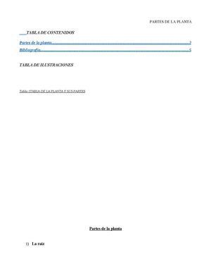 LAS PLANTAS Y SUS PARTES