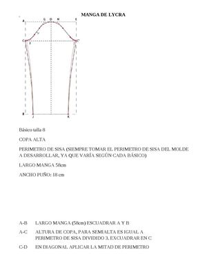 MANGA DE lycra