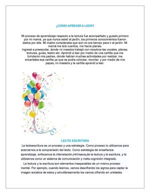 CARTILLA LITERATURA INFANTIL
