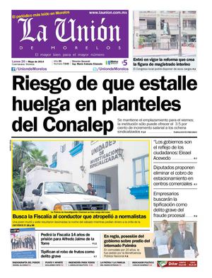 La Unión de Morelos 26 Mayo 2014