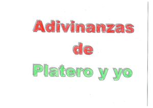 Platero y yo -realizado por alumnos-