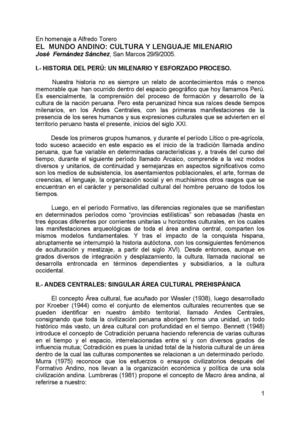 Mundo amdino y lenguaje