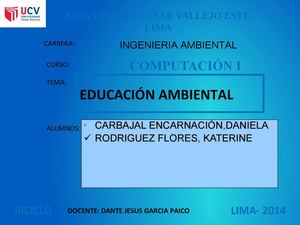 Educación Ambiental ppt