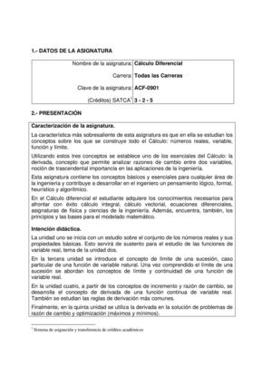 Cálculo Diferencial