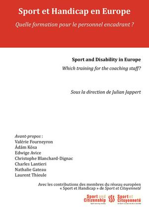 Sport et Handicap en Europe : quelle formation pour le personnel encadrant ?
