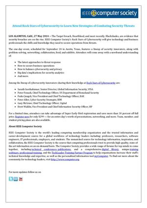 Attend Rock Stars of Cybersecurity to Learn New Strategies of Combating Security Threats