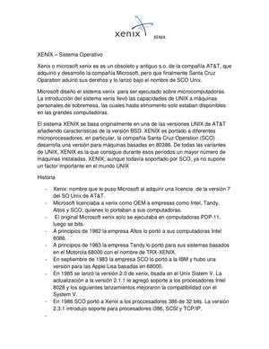 XENIX
