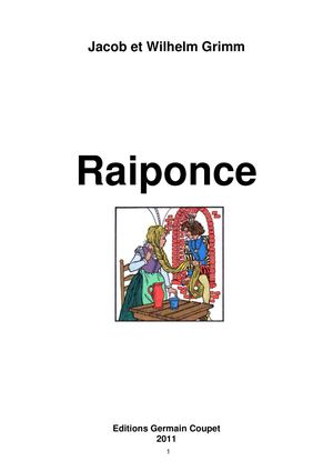 Raiponce, le conte de Grimm illustré