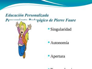 Principios de la Educación Personalizada