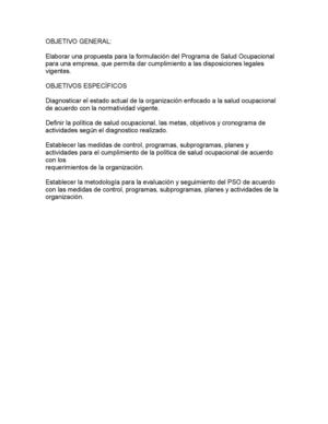 OBJETIVO GENERAL