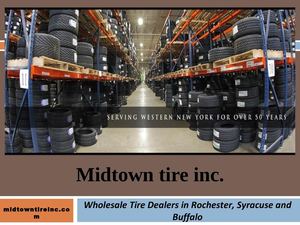 Wholesale Tire Dealers in Rochester, Syracuse & Buffalo of NY
