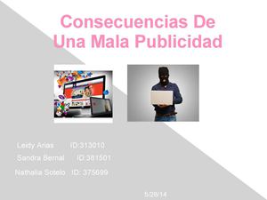 Consecuencias de una mala publicidad