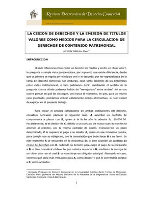Cesion de derechos