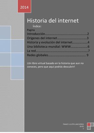 Historia del internet