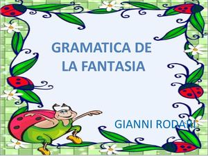 GRAMATICA DE LA FANTASIA 