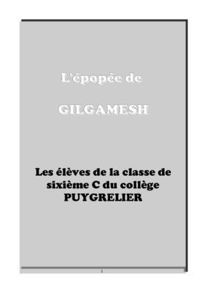 L'épopée de GILGAMESH