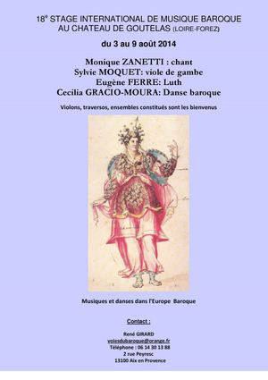 STAGE DE MUSIQUE ANCIENNE-BAROQUE