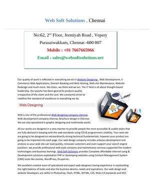 Web Designing Company in Chennai