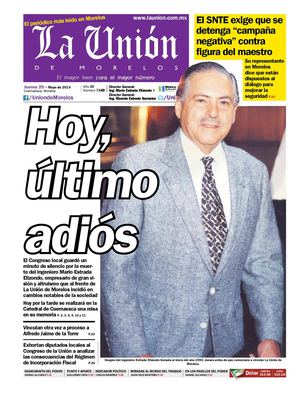 La Unión de Morelos 29 Mayo 2014