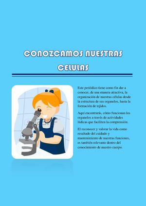 CONOZCAMOS NUESTRAS CELULAS