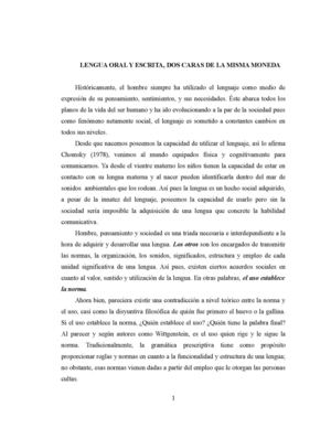 LECTURA Y ESCRITURA, DOS CARAS DE LA MISMA MONEDA