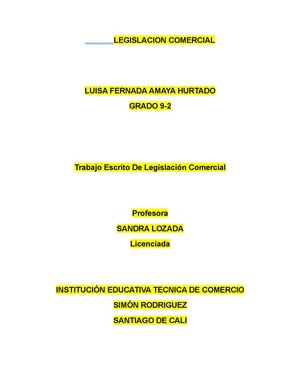 Libro vitual de Legislacion comercial