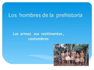 Los  hombres   de  la  prehistoria