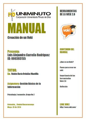 Manual Creación Voki
