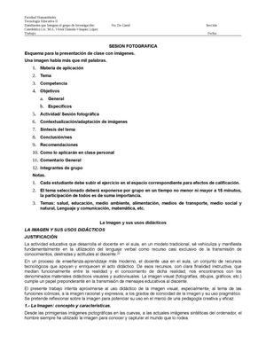 FORMATO PARA EXPOSICION FOTOGRAFIA