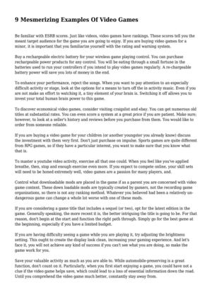 9 Mesmerizing Examples Of Video Games