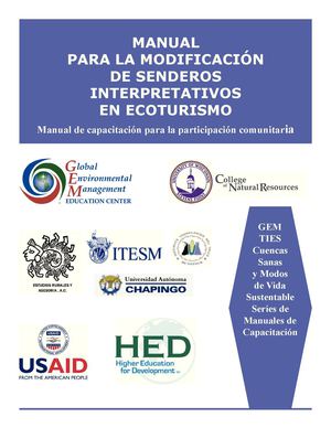 Manual para Senderos Interpretativos