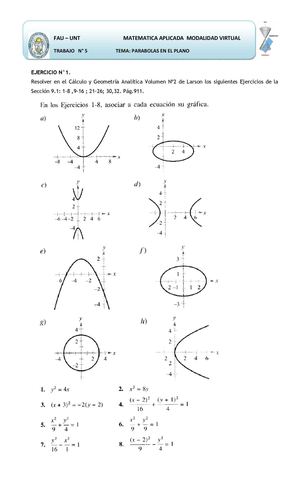 Trabajo Práctico de Parábola