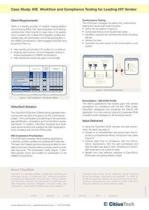 Healthcare software & application development by Citiustech