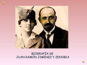 Biografía Juan Ramón y Zenobia