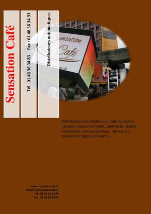 Distributeur automatique - Sensation Café