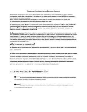 Normas de utilización de los recursos digitales 