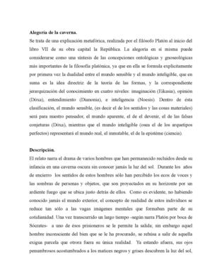 Alegoría de la caverna 