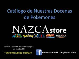 Catálogo Pokemones Pequeños - Nazca Store