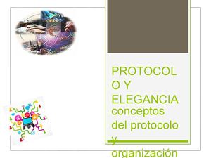 protocolo y elegancia