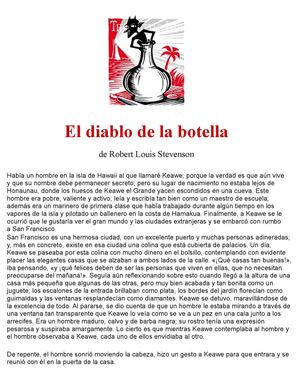 El diablo de la botella