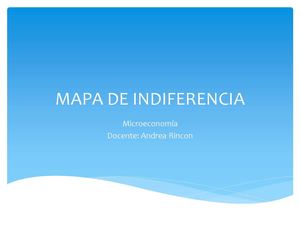 MAPA DE INDIFERENCIA