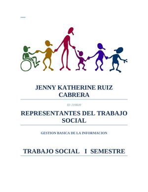 REPRESENTANTES DEL TRABAJO SOCIAL EN COLOMBIA